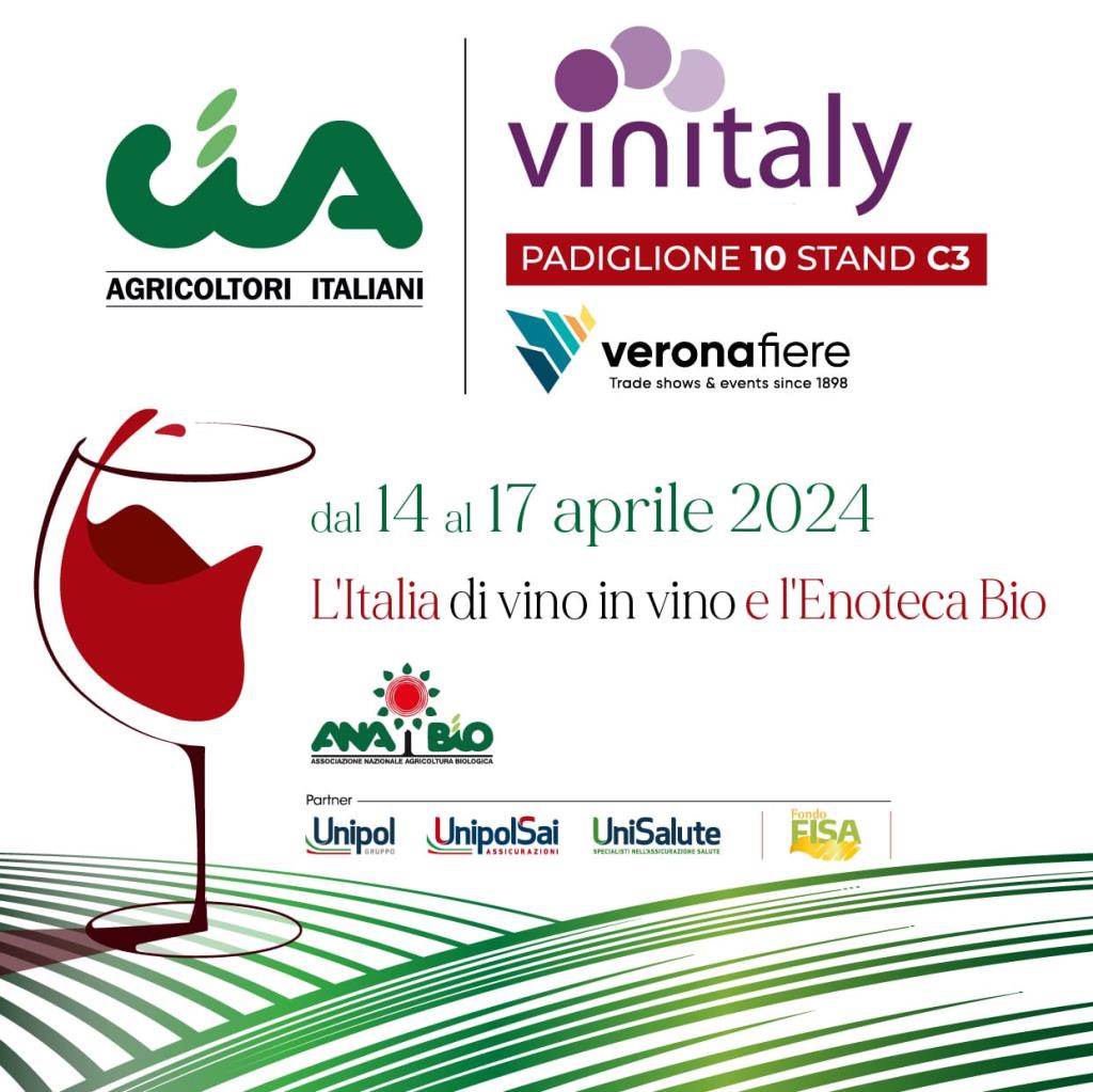 Tutto il Vinitaly 2024 di Cia tra eventi e degustazioni